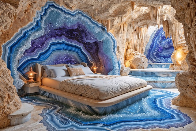 Free ai generated cave agate illustration