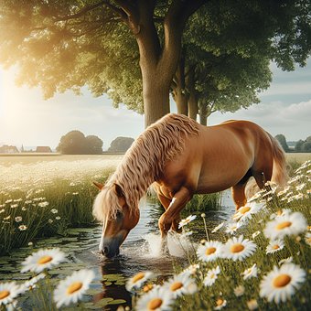 Ai Genereret, Hest, Tusindfryd, Flod