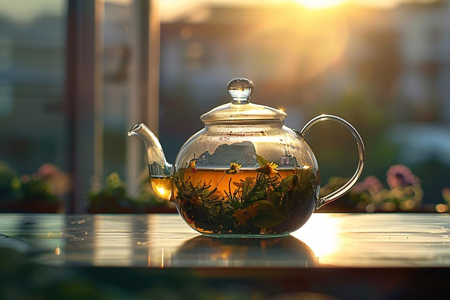 Free ai generated herbal tea illustration