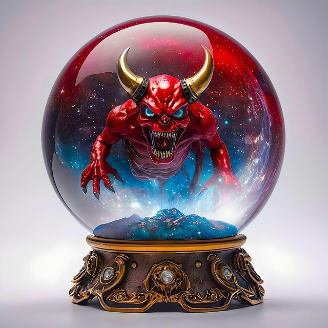 Download Ai Generated, Devil, Crystal. Royalty-Free Stock Illustration ...
