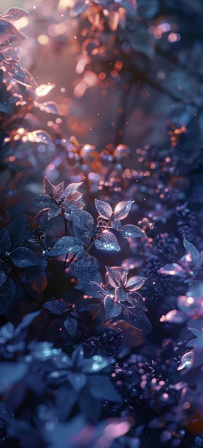 Free ai generated garden foliage illustration