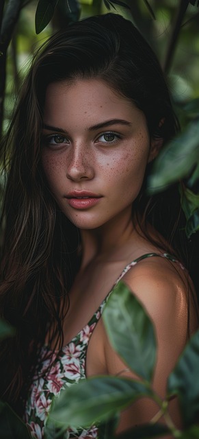 Free ai generated woman nature illustration