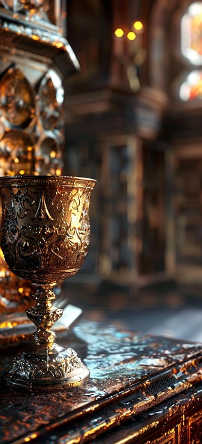 Free ai generated christianity chalice illustration