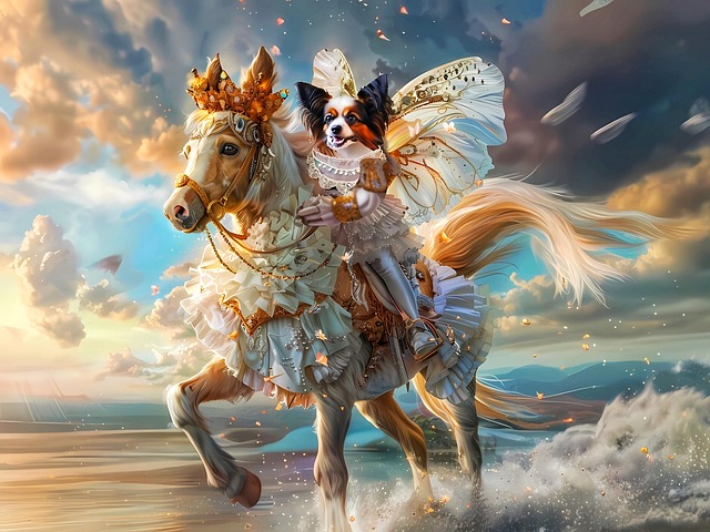Free ai generated dog pet illustration
