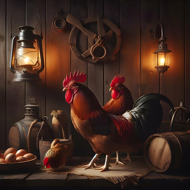 Download free HD stock image of Ai Generated Rooster Free ai generated rooster chicken illustration