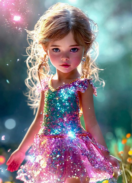 Free ai generated girl fantasy illustration