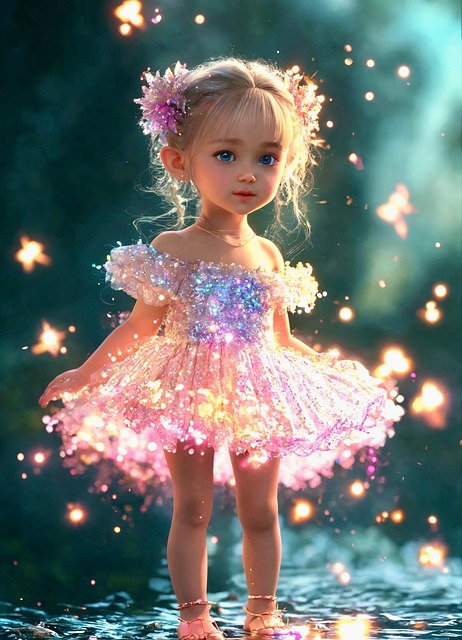 Free ai generated girl fantasy illustration
