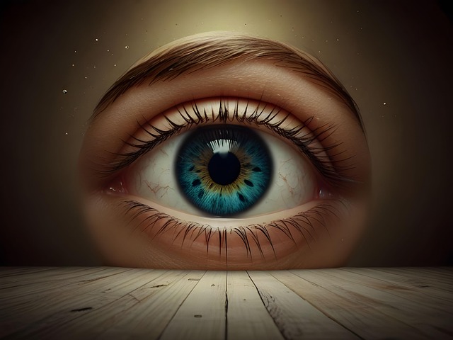 Free eye vision iris illustration
