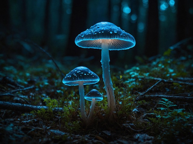 Free ai generated mushrooms moss illustration