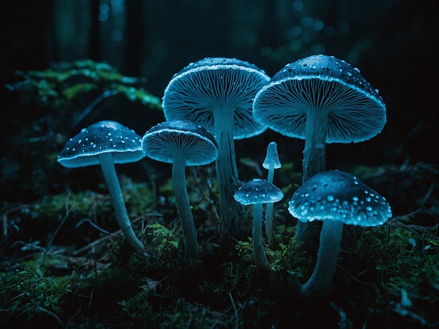 Download free HD stock image of Ai Generated Mushrooms Free ai generated mushrooms moss illustration