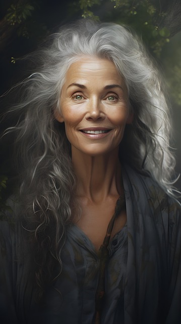 Free ai generated woman portrait illustration