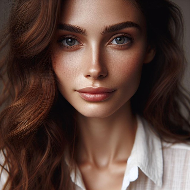 Free ai generated woman portrait illustration