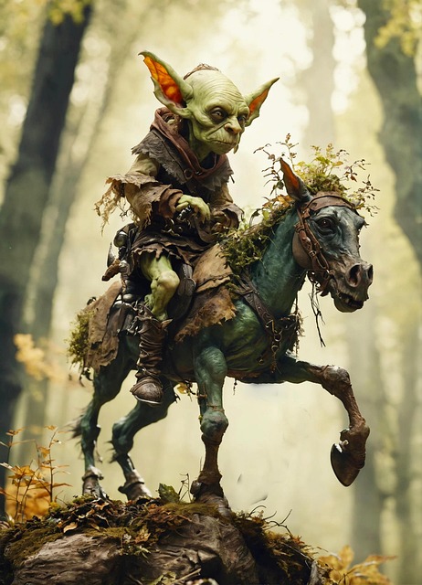 Free ai generated horse goblin illustration
