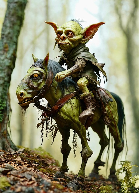 Free ai generated horse goblin illustration
