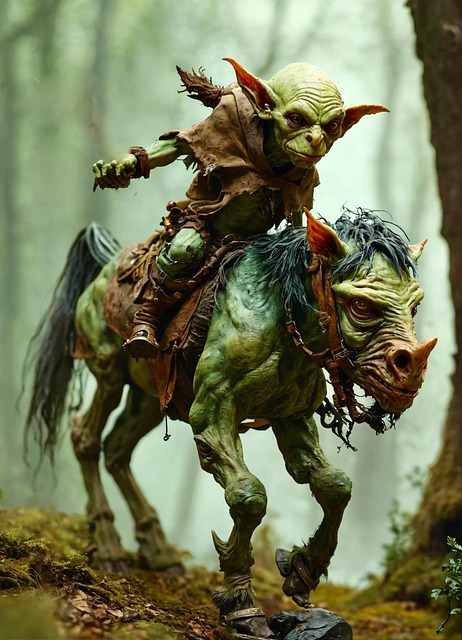 Free ai generated horse goblin illustration
