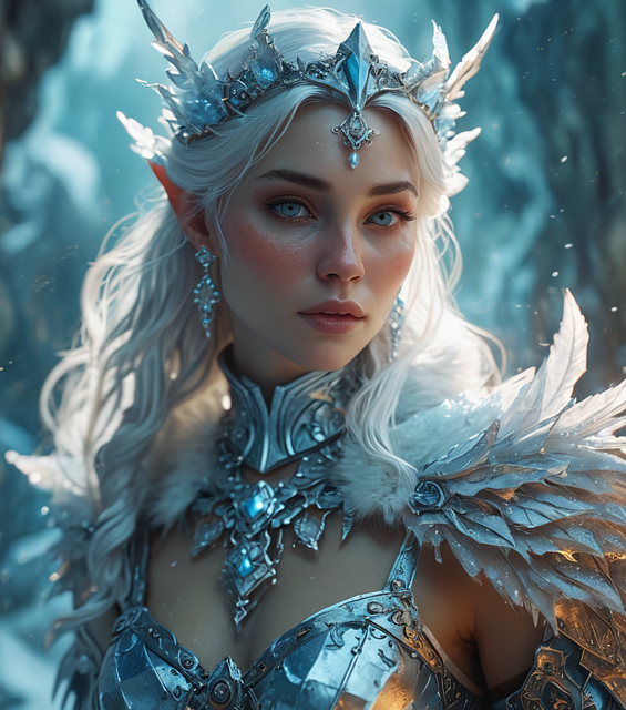 Free ice fiction character illustration