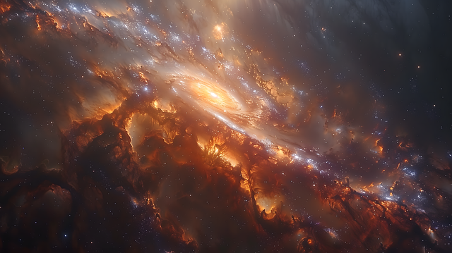 Free ai generated universe galaxy illustration