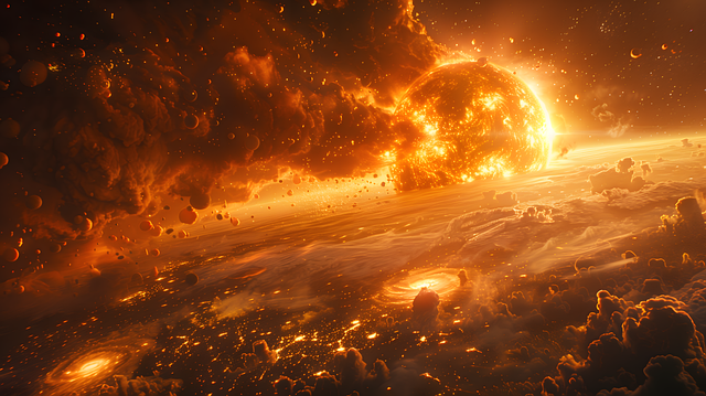 Download free HD stock image of Ai Generated Planet Free ai generated planet world illustration