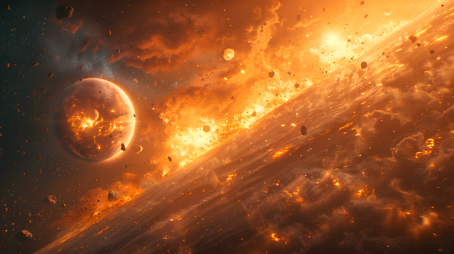 Free planet world universe illustration