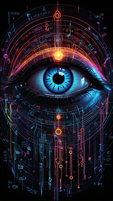Free ai generated eye computer illustration