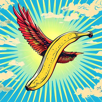 Free Banana Comic illustration and picture