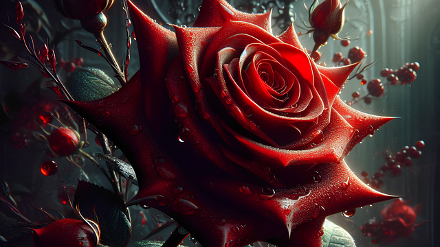 Free flower rose nature illustration