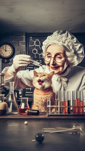 Free chemical expert science illustration