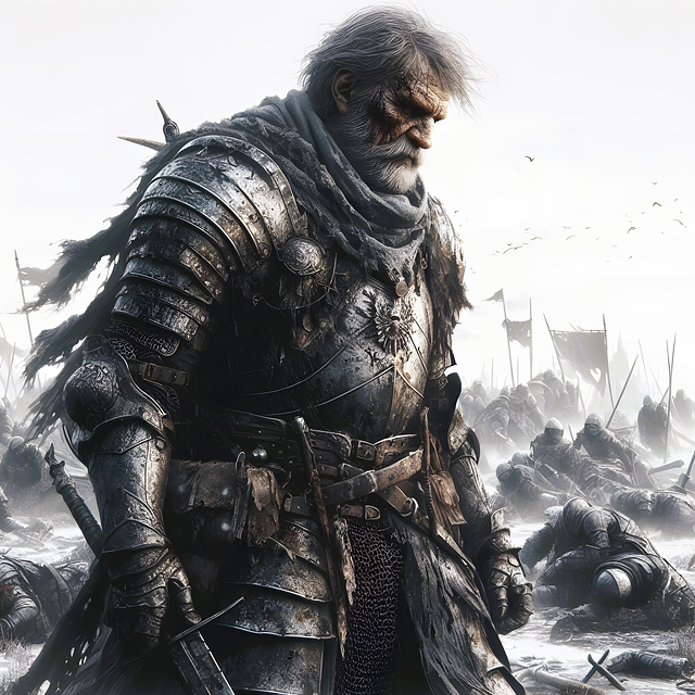 Download free HD stock image of Ai Generated Warrior Free ai generated warrior armor illustration