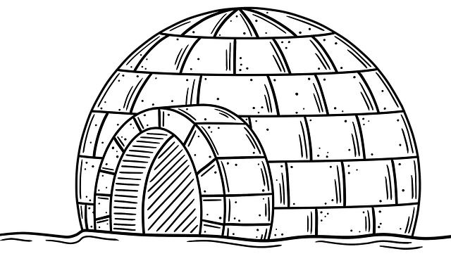 Free igloo ice cold illustration