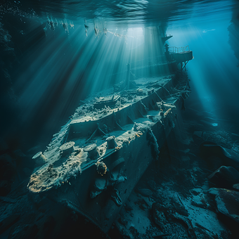 Free Wreck Diving illustration and picture