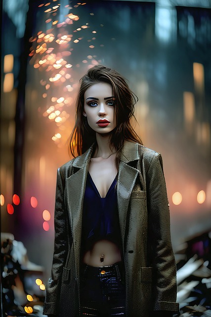 Free ai generated woman pose illustration