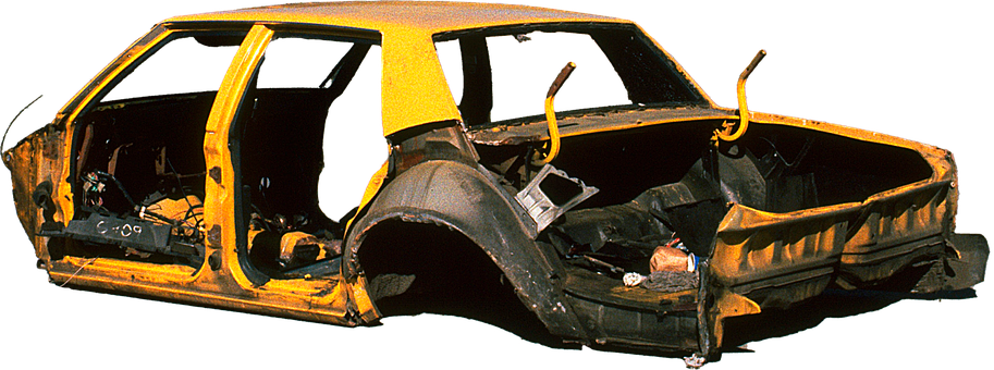 Free Destroyed Car illustration and picture