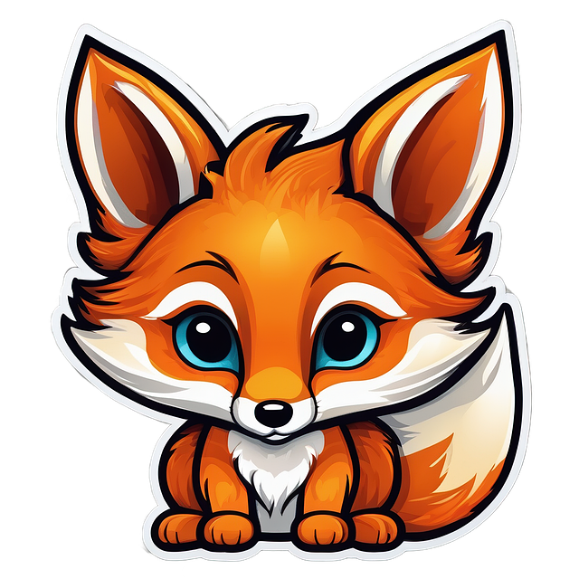 Free animal fox wildlife illustration