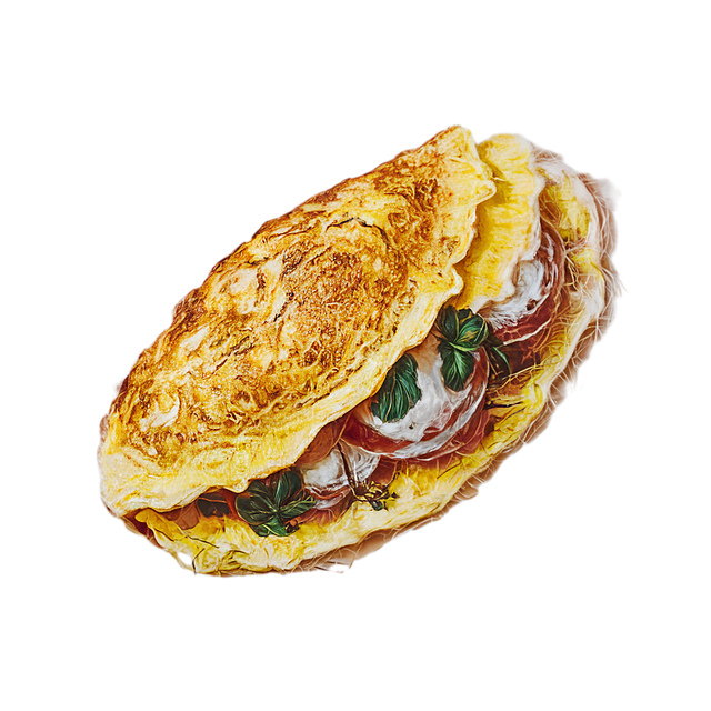 Free ai generated omelette food illustration