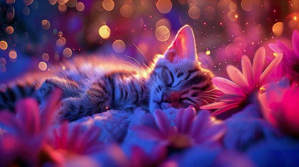 Free Ai Generated Cat illustration and picture