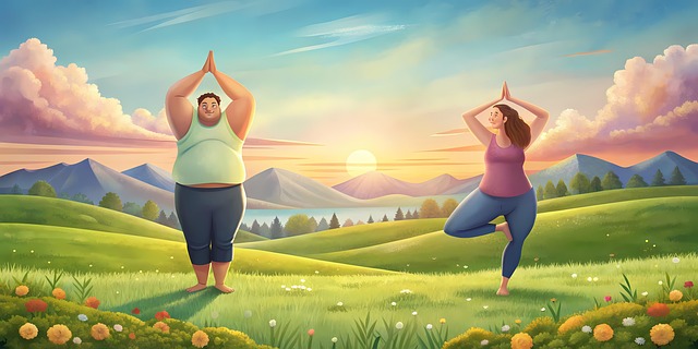 Free ai generated yoga lifestyle illustration