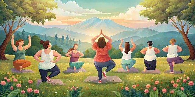 Free ai generated yoga lifestyle illustration