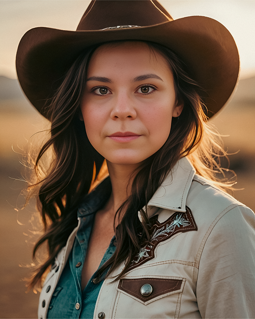 Ai Generert, Cowgirl, Kvinne, Vestlig