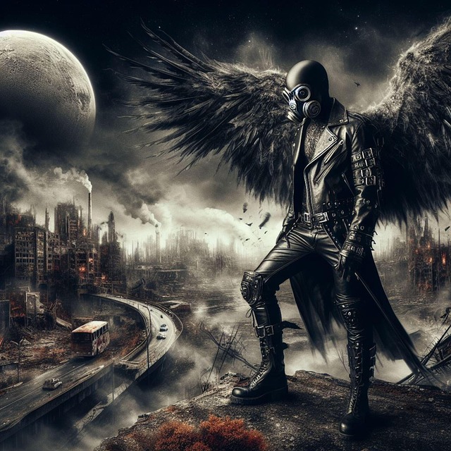 Free angel demon moor illustration