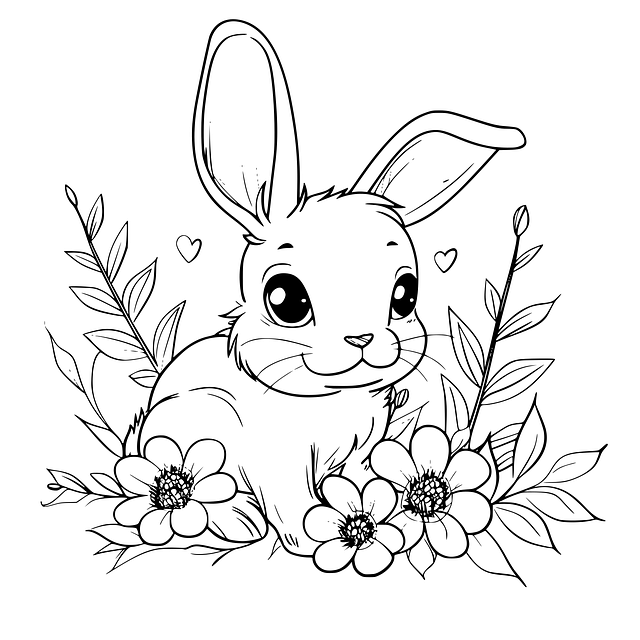Free Rabbit Bunny vector and picture