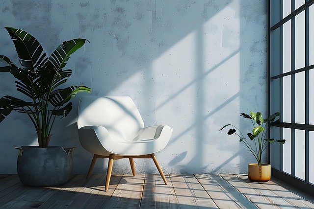 Free ai generated interior chair illustration
