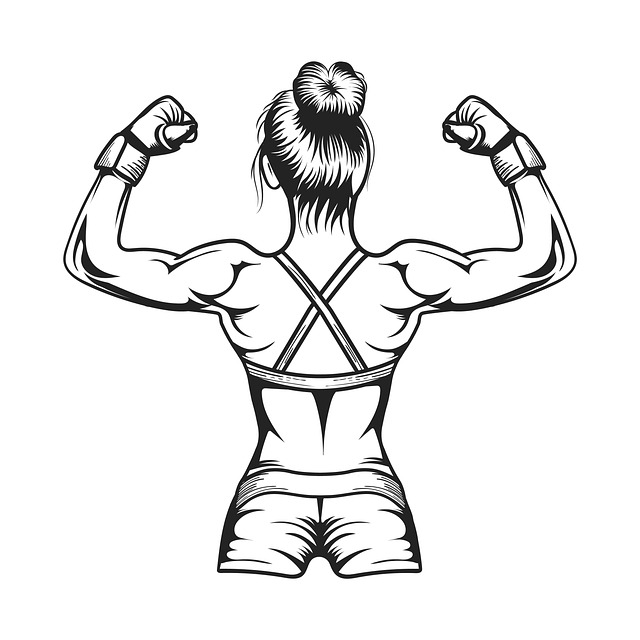 Free woman fitness gym illustration