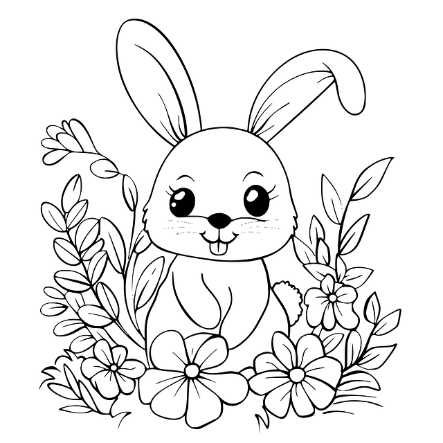 Free Rabbit Bunny vector and picture