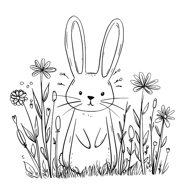 Free Rabbit Bunny vector and picture
