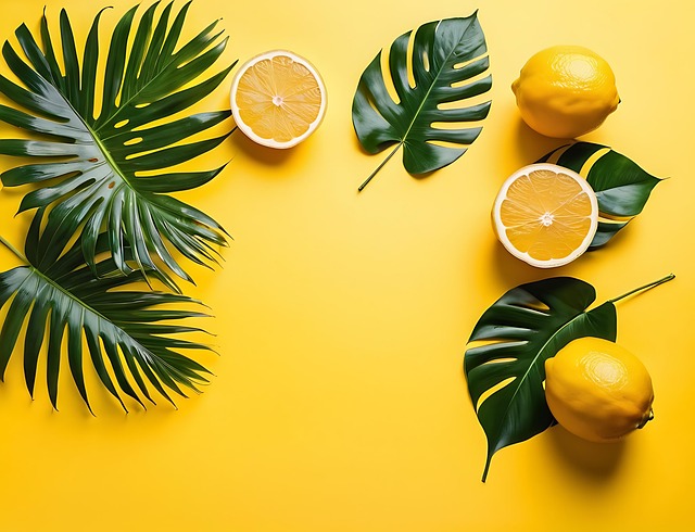 Free ai generated lemon fruit illustration