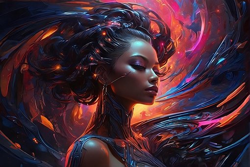 Free Woman Fantasy illustration and picture