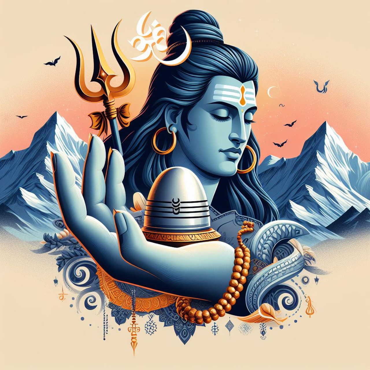 Download Mahadev, Shivratri, Shiv. Royalty-Free Stock Illustration ...