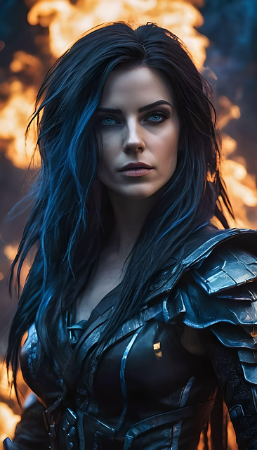Free ai generated woman character illustration