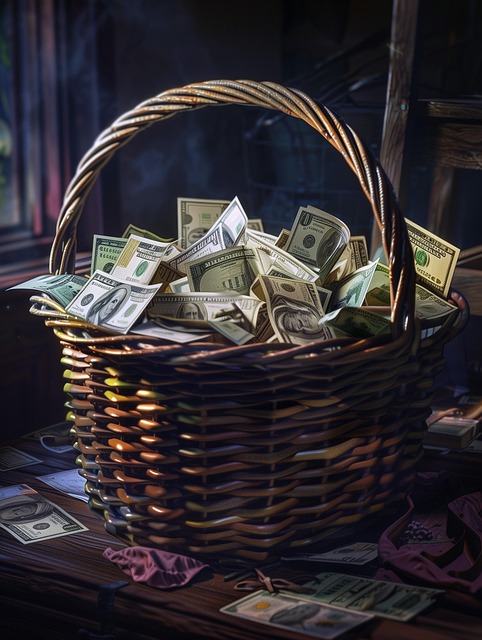 Free ai generated wealth money illustration