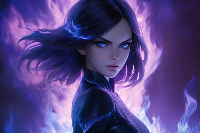 Free ai generated female young illustration